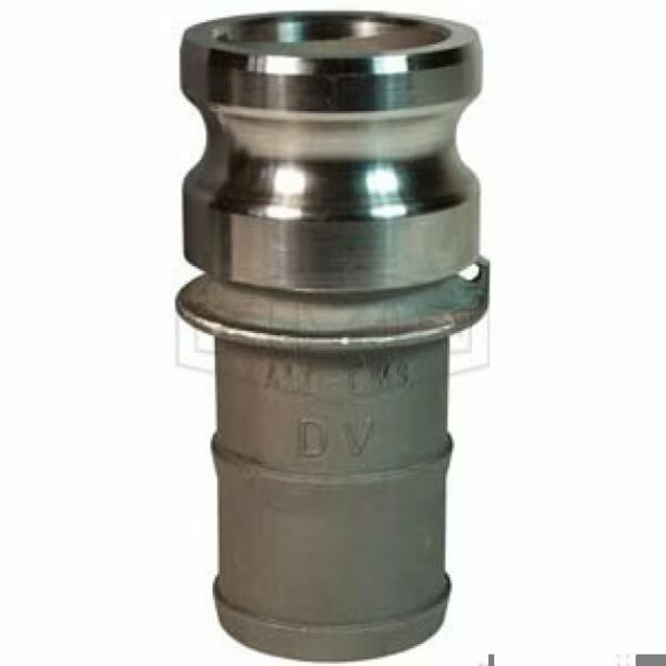 Type E Cam and Groove Adapter, 1-1/2 in, Male Adapter x Hose Shank, Hastelloy CW12MW, Domestic, Dixon, Mfr#: 150-E-HA